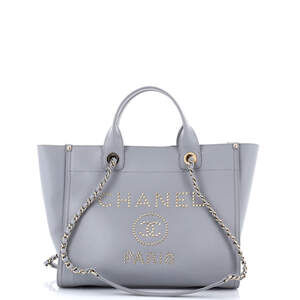 Chanel Deauville Tote Studded Caviar #225911C48B